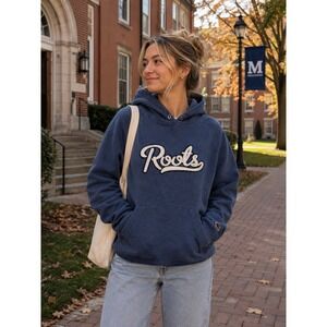 Roots Blue Hoodie (Medium)